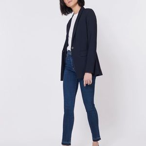Veronica Beard Navy Dickie Blazer